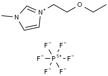 1- 乙氧基乙基-3- 甲基咪唑六氟磷酸盐 结构式