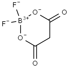 Borate(1-), difluoro[propanedioato(2-)-κO1,κO3]-, lithium (1:1), (T-4)- 结构式