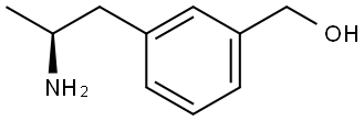 (S)-(3-(2-aminopropyl)phenyl)methanol 结构式