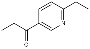 1-(6-Ethyl-3-pyridinyl)-1-propanone 结构式