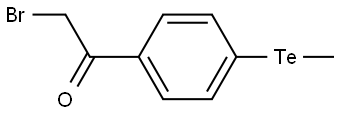 Acetophenone, 2-bromo-4-(methyltelluro)- 结构式