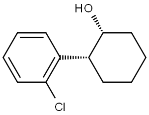 rel-(1R,2R)-2-(2-Chlorophenyl)cyclohexanol 结构式