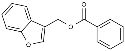 3-Benzofuranmethanol, 3-benzoate 结构式