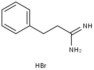 3-苯基丙脒氢溴酸盐 结构式