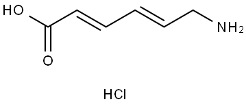 (2E,4E)-6-aminohexa-2,4-dienoic acid
hydrochloride 结构式