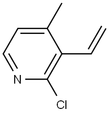 2-Chloro-4-methyl-3-vinylpyridine 结构式