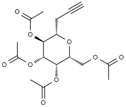 L-glycero-L-galacto-Non-8-ynitol, 2,6-anhydro-7,8,9-trideoxy-, tetraacetate (9CI) 结构式