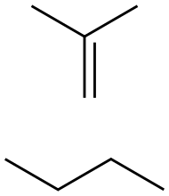 丁烯与2-甲基-1-丙烯的聚合物 结构式