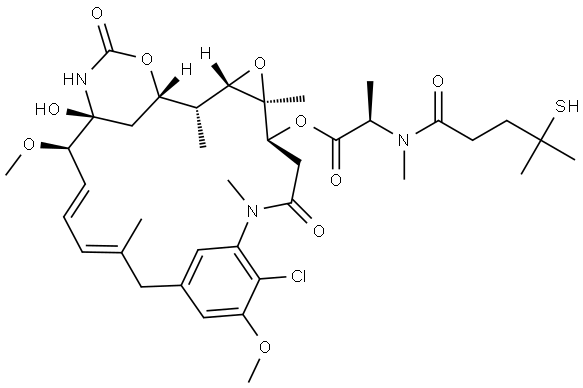 美登素 DM4 杂质 9 结构式