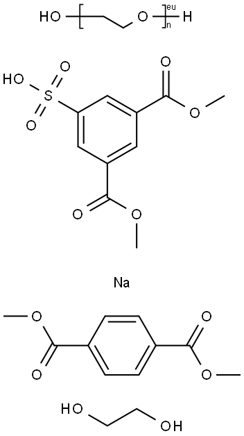 1,2-乙二醇和Α-氢-Ω-羟基聚(氧基-1,2-亚乙基)的聚合物 结构式