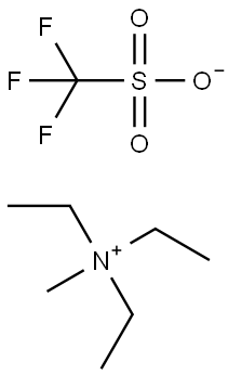 三乙基甲基三氟甲磺酸铵 结构式