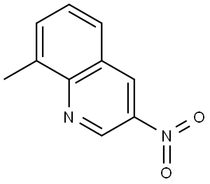 8-methyl-3-nitroquinoline 结构式
