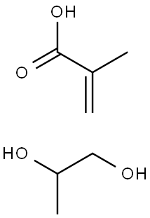 POLY(HYDROXYPROPYL METHACRYLATE) 结构式