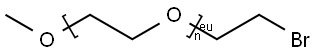 BROMOPOLYETHYLENE GLYCOL 20'000 MONOMETHYL ETHER 结构式