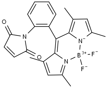 BODIPY GREEN 8-P2M 结构式