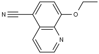 8-Ethoxy-5-quinolinecarbonitrile 结构式