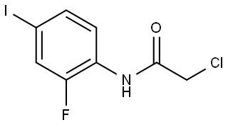 2-Chloro-N-(2-fluoro-4-iodophenyl)acetamide 结构式