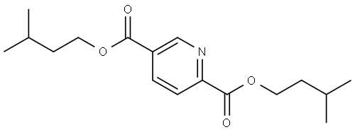 2,5-Pyridindicarbonsaeurediisoamylester 结构式
