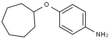4-(cycloheptyloxy)aniline 结构式