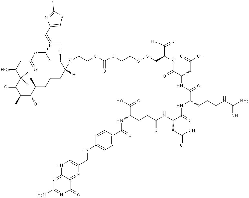 化合物 EPOFOLATE 结构式