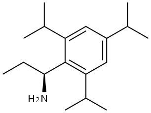 (αS)-α-Ethyl-2,4,6-tris(1-methylethyl)benzenemethanamine 结构式