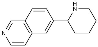 6-(PIPERIDIN-2-YL)ISOQUINOLINE 结构式