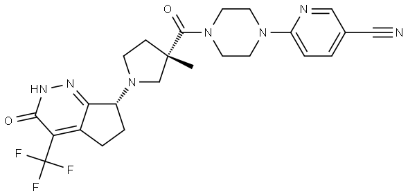 化合物 PARP7-IN-21 结构式