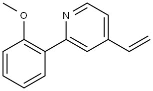 Pyridine, 4-ethenyl-2-(2-methoxyphenyl)- 结构式