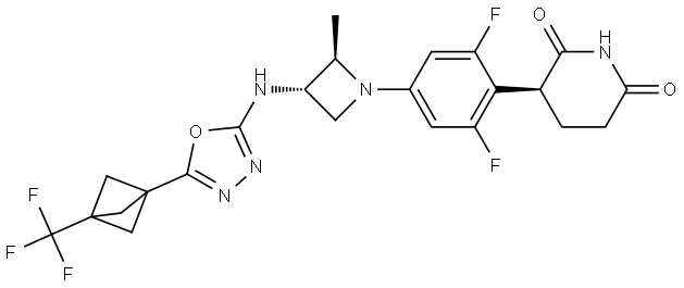 (S)-CDK2 degrader of compound 139 结构式