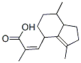 (Z)-3-(3,7-dimethyl-2,4,5,6,7,7a-hexahydro-1H-inden-4-yl)-2-methyl-pro p-2-enoic acid 结构式