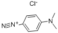 4-(N,N-dimethylamino)benzenediazonium chloride 结构式