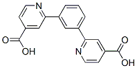 1,3-Bis(4-carboxypyridin-2-yl)benzene 结构式