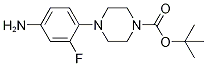 tert-Butyl 4-(4-amino-2-fluorophenyl)piperazine-1-carboxylate 结构式