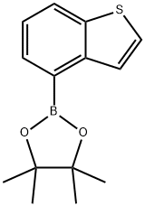 苯并噻吩-4-硼酸频哪醇酯 结构式
