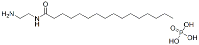 N-(2-aminoethyl)palmitamide phosphate 结构式