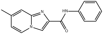 IMidazo[1,2-a]pyridine-2-carboxaMide, 7-Methyl-N-phenyl- 结构式