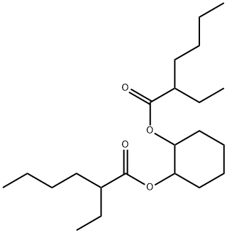 环己烷-1,2-二基 双(2-乙基己酸酯) 结构式