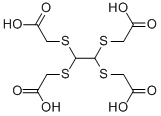 2,2′,2′′,2′′′-[1,2-联二亚甲基四(硫代)]四乙酸 结构式