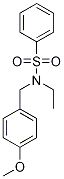 N-Ethyl-N-(4-methoxybenzyl)benzenesulfonamide 结构式