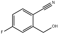 4-氟-2-羟甲基苯腈 结构式