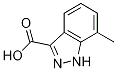7-甲基-1H-吲唑-3-甲酸 结构式