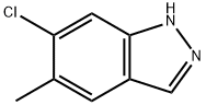 5-甲基-6-氯-1H-吲唑 结构式