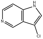 3-氯-5-氮杂吲哚 结构式