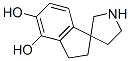 Spiro[1H-indene-1,3-pyrrolidine]-4,5-diol, 2,3-dihydro- (9CI) 结构式