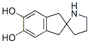 Spiro[2H-indene-2,2-pyrrolidine]-5,6-diol, 1,3-dihydro- (9CI) 结构式