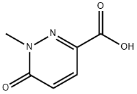 1-甲基-6-氧代-1,6-二氢哒嗪-3-甲酸 结构式
