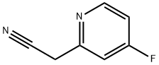 2-(4-fluoropyridin-2-yl)acetonitrile 结构式