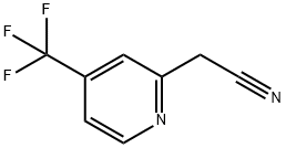 2-(4-(三氟甲基)吡啶-2-基)乙腈 结构式