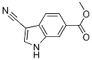 3-氰基吲哚-6-甲酸甲酯 结构式