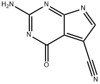 2-氨基-5-氰基吡咯并[2,3-D]嘧啶-4-酮 结构式
